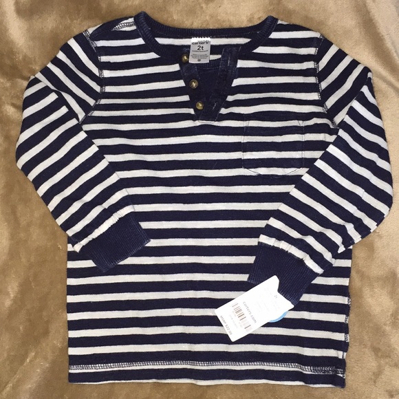 Carter's Other - Carter’s boys 2t striped long sleeve shirt